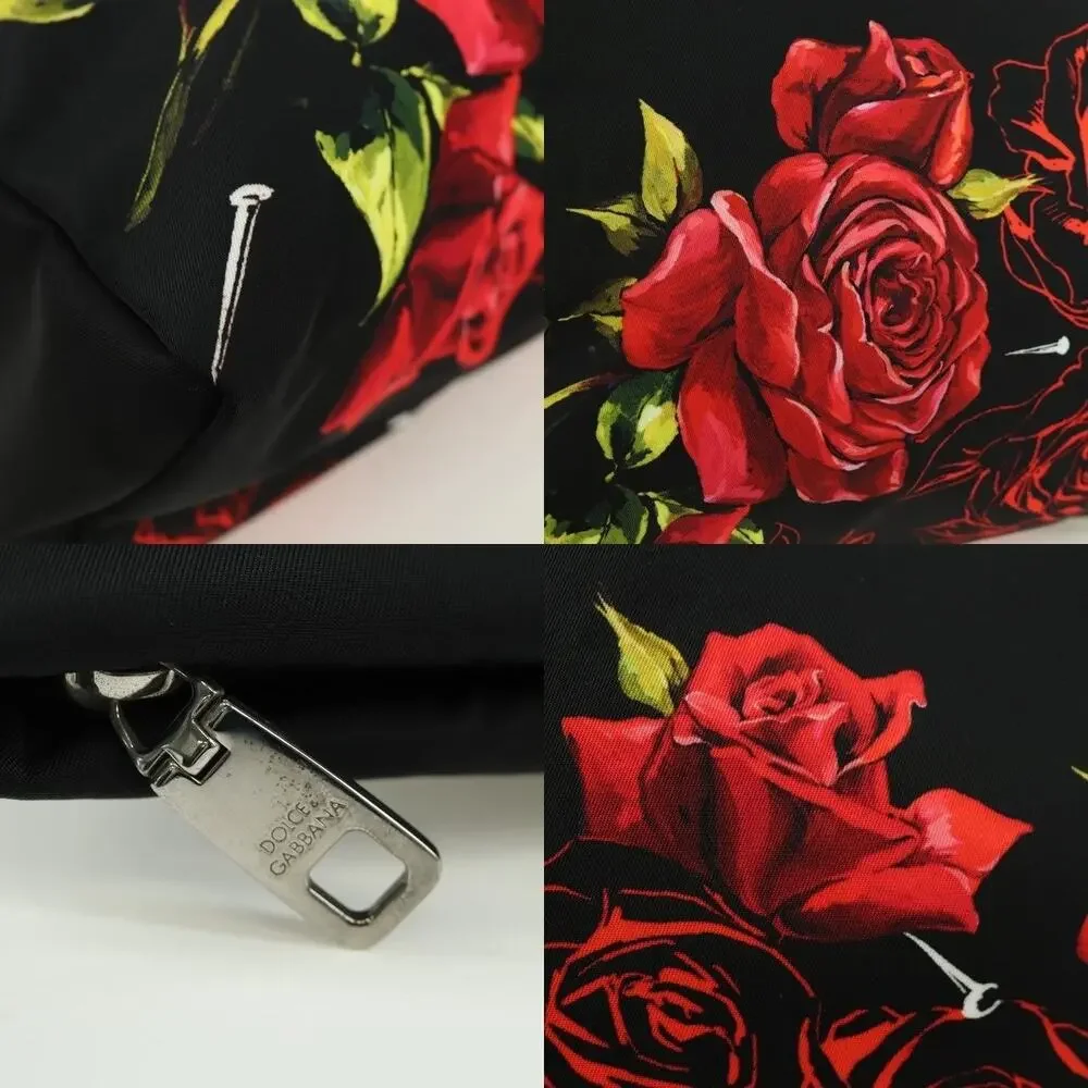 Dolce & Gabbana Nylon D&g x Jujutsu Kaisen Nobara Clutch Bag Black